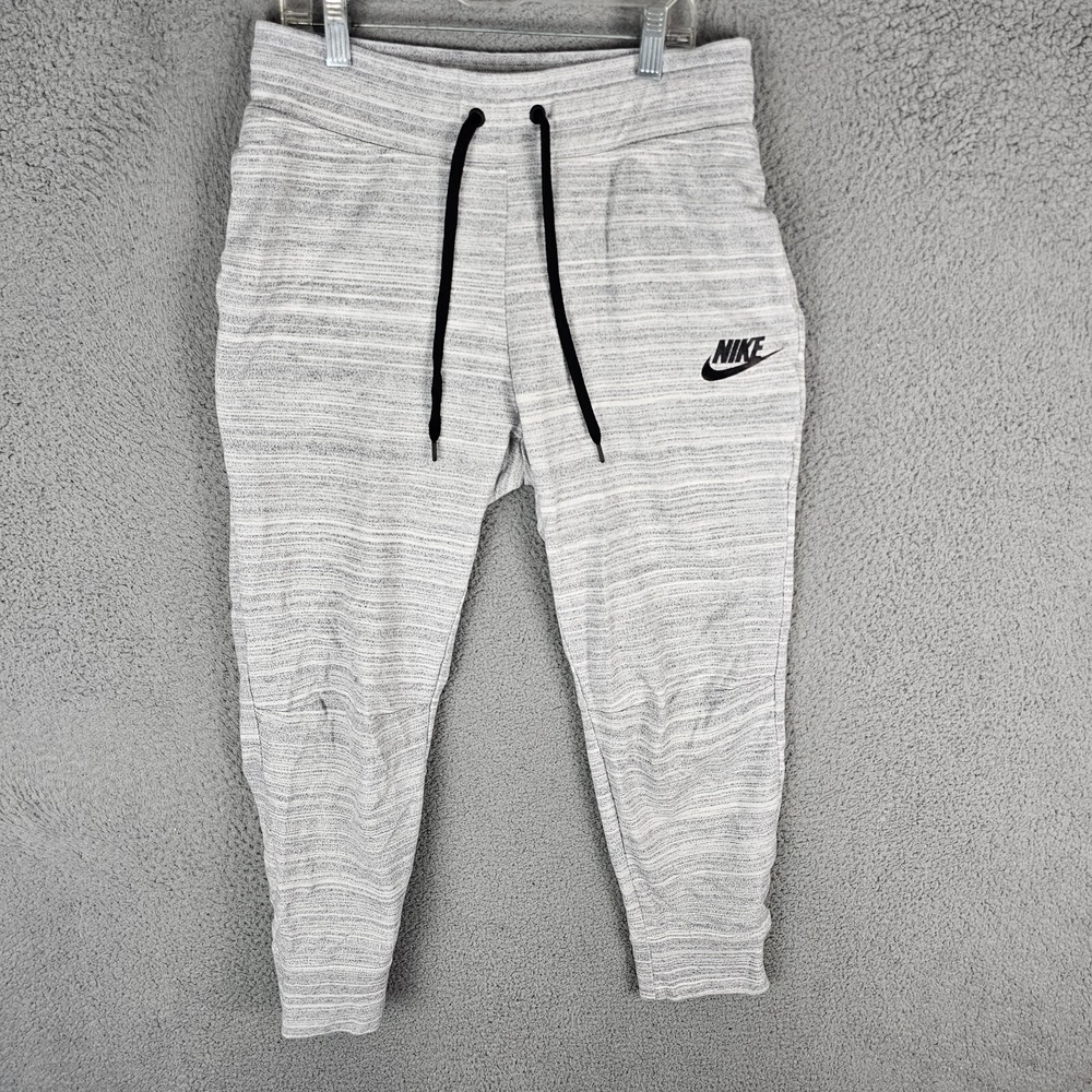 Nike Pants Womens M Gray Sportswear Advance Jogger Swoosh 837462-100